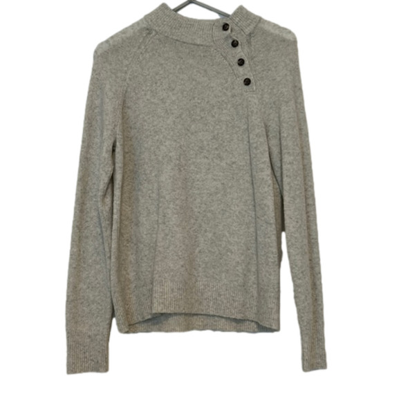J. Crew Factory Button Sweater In Extra-Soft Yarn, Small - Picture 1 of 11